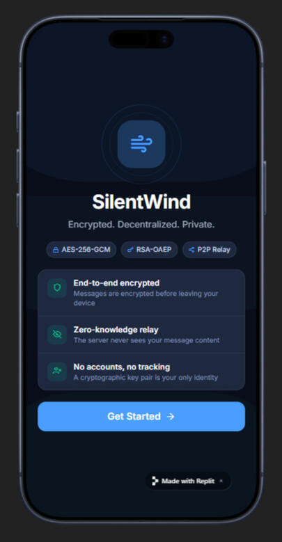 SilentWind - Demo screenshot